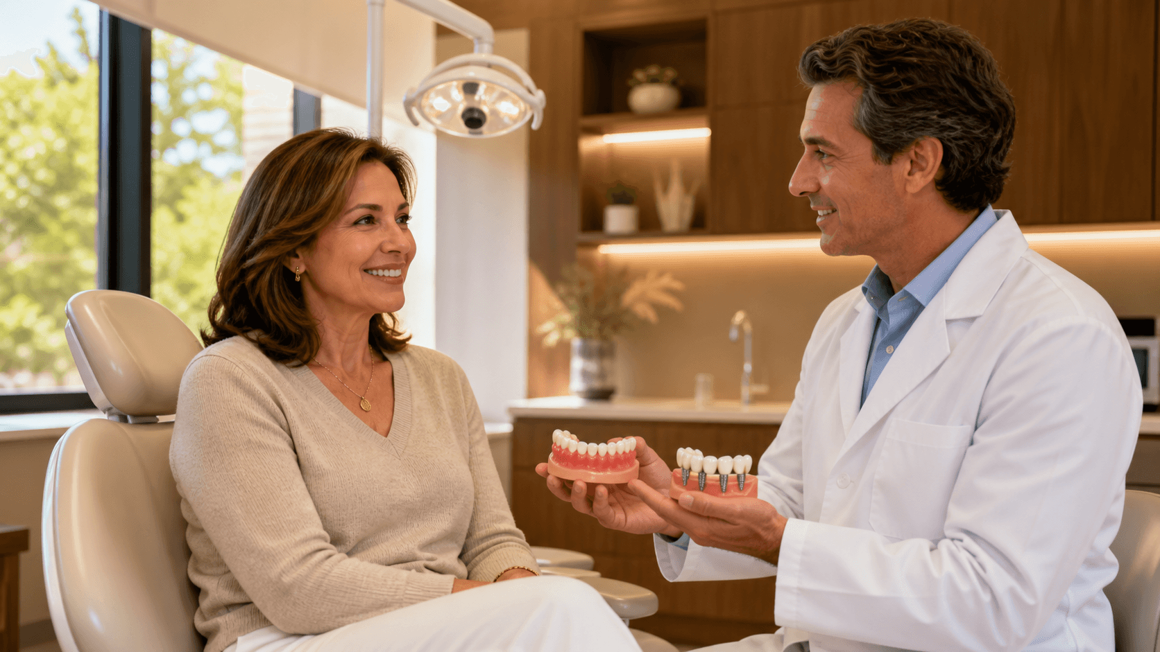 Comparing Dental Implants and Dentures in Reston, VA for Everyday Comfort