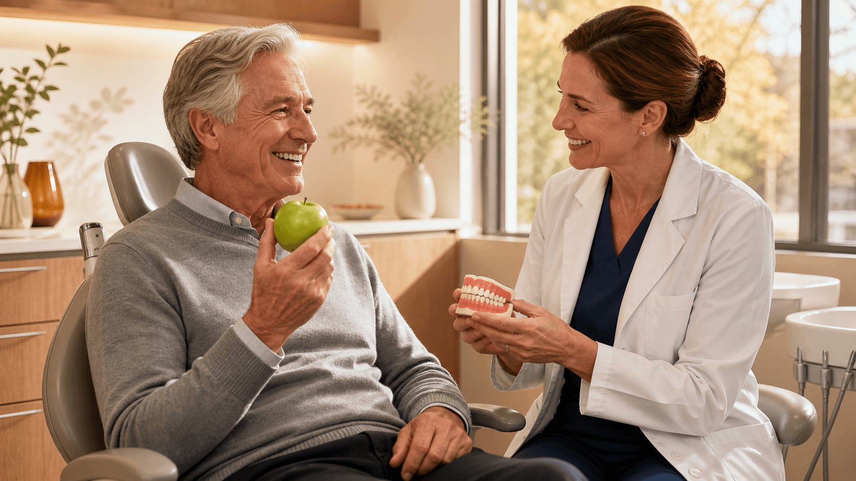 Problem Chewing with Dentures in Reston, VA? Gentle Fixes That Help
